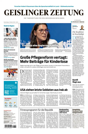 Cover of Geislinger Zeitung
