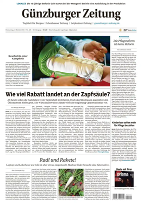 Cover of Guenzburger Zeitung