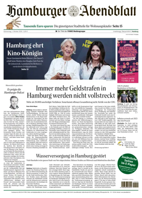 Cover of Hamburger Abendblatt (Hamburg)