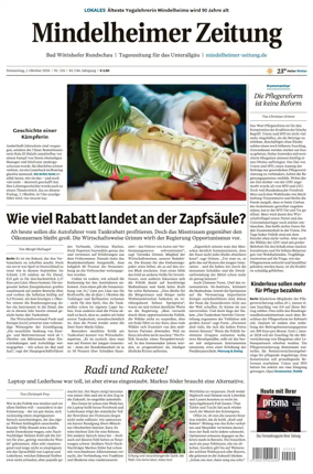 Cover of Mindelheimer Zeitung