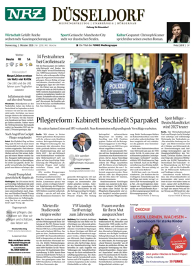 Cover of Neue Rhein Zeitung (Dusseldorf)