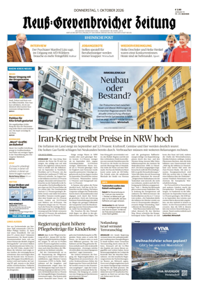 Cover of Neuss-Grevenbroicher Zeitung Neuss