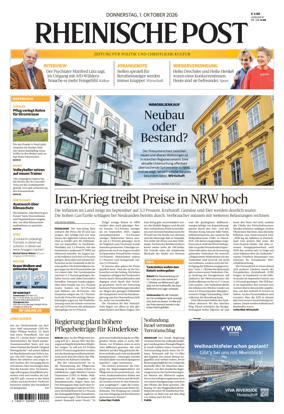 Cover of Rheinische Post Duesseldorf Meerbusch