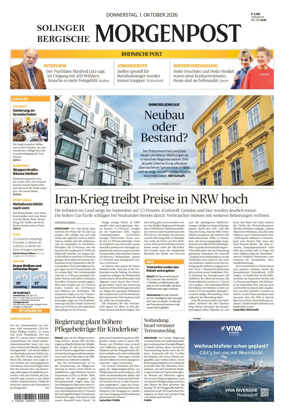 Cover of Solinger Bergische Morgenpost/Remscheid