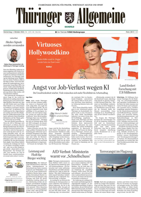 Cover of Thuringer Allgemeine (Eichsfeld)