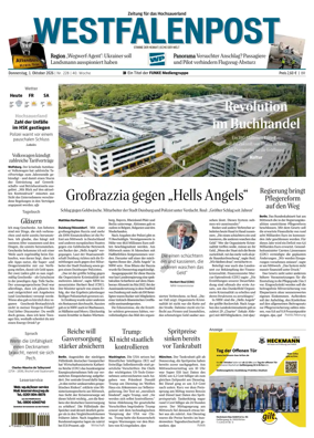 Cover of Westfalenpost (Brilon)