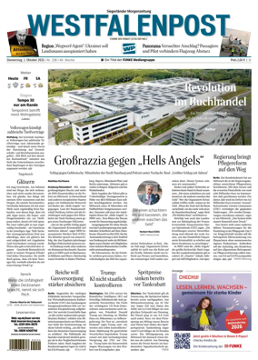 Cover of Westfalenpost (Siegen)