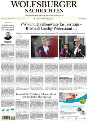 Cover of Wolfsburger Nachrichten (Wolfsburg-Gifhorn)
