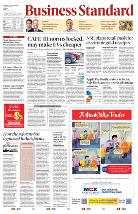 Cover of Business Standard