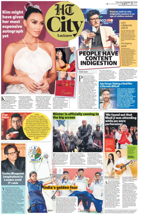 Cover of Hindustan Times (Lucknow) - Live