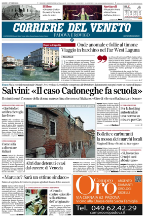 Cover of Corriere del Veneto (Padova e Rovigo)