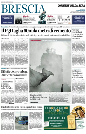 Cover of Corriere della Sera (Brescia)