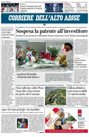 Cover of Corriere dell'Alto Adige
