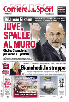 Cover of Corriere dello Sport