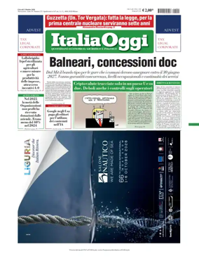 Cover of ItaliaOggi