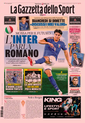 Cover of La Gazzetta dello Sport - Napoli