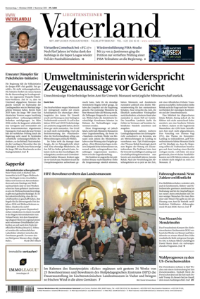 Cover of Liechtensteiner Vaterland