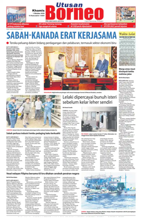 Cover of Utusan Borneo (Sabah)