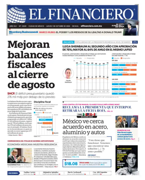 Cover of El Financiero