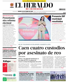 Cover of El Heraldo de Chihuahua