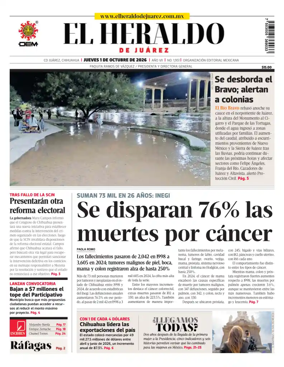 Cover of El Heraldo de Juarez
