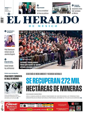 Cover of El Heraldo de Mexico