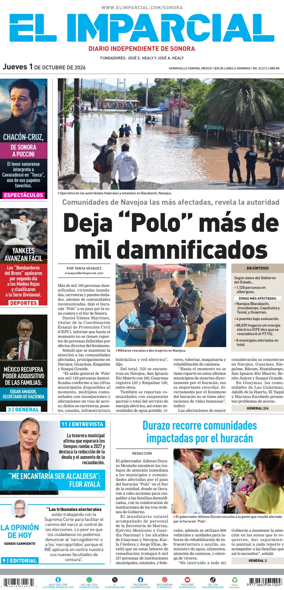 Cover of El Imparcial