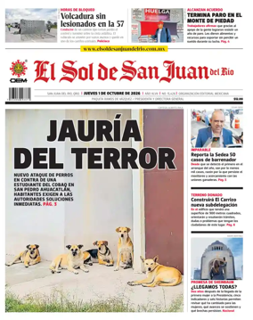 Cover of El Sol de San Juan del Rio