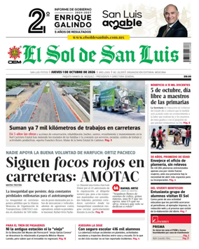Cover of El Sol de San Luis Potosi