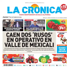 Cover of La Cronica