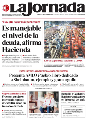 Cover of La Jornada