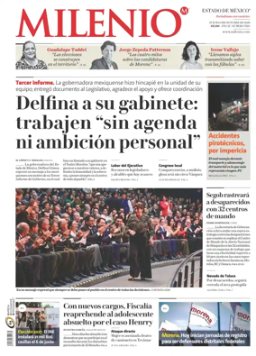 Cover of Milenio Edo de Mexico