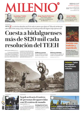 Cover of Milenio Hidalgo