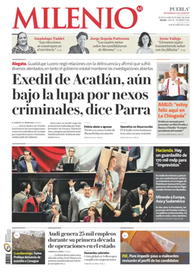 Cover of Milenio Puebla