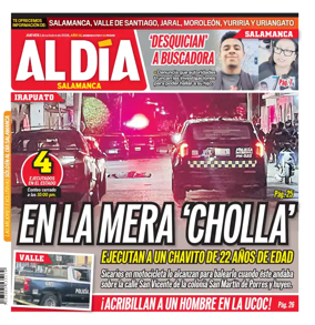 Cover of Periodico Al Dia (Salamanca)