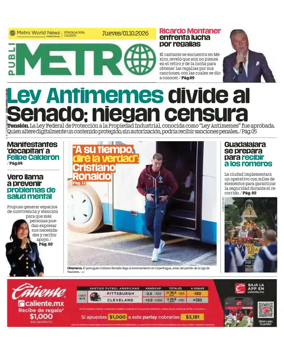 Cover of Publimetro Guadalajara