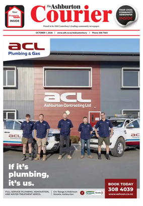 Cover of Ashburton Courier