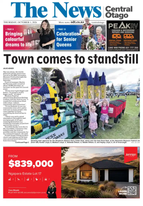 Cover of Central Otago News