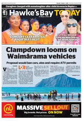 Cover of Hawke's Bay Today