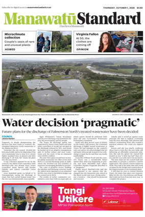 Cover of Manawatu Standard