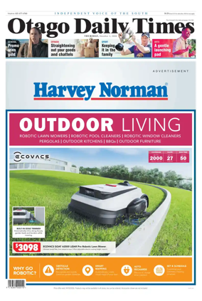 Cover of Otago Daily Times