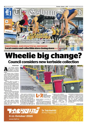 Cover of The Gisborne Herald