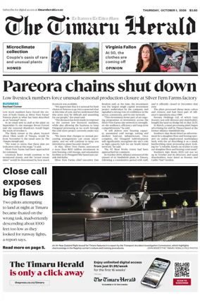 Cover of The Timaru Herald