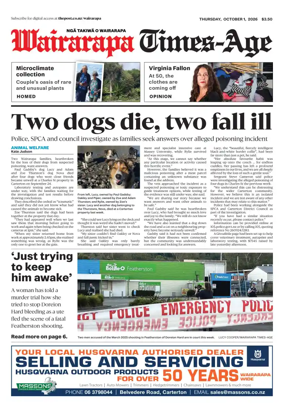 Cover of Wairarapa Times-Age (NZ)