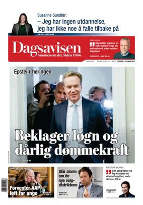 Cover of Dagsavisen