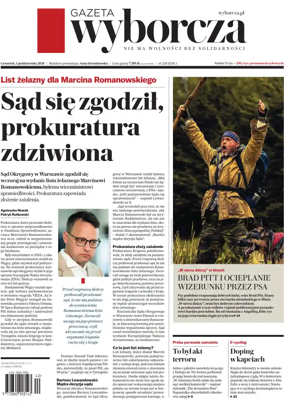 Cover of Gazeta Wyborcza