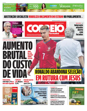 Cover of Correio da Manha