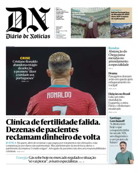 Cover of Diario de Noticias
