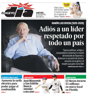 Cover of El Nuevo Dia