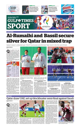 Cover of Gulf Times Sport